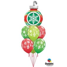 Bukiet 625 Snowflake Ornament Qualatex #52940 53428-2